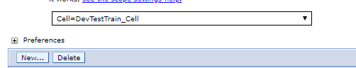 The New button in the WebSphere shared libraries collection