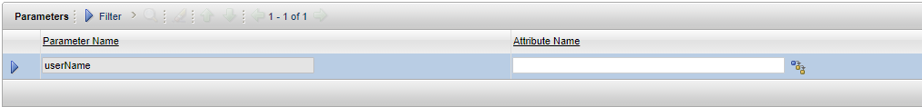 The imported userName parameter in Report Administration